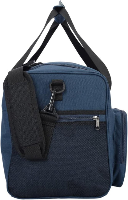 Large Sports Duffel Bag 20 inch for Travel Gym as Shoulder Bag and Hand Carry – Blue