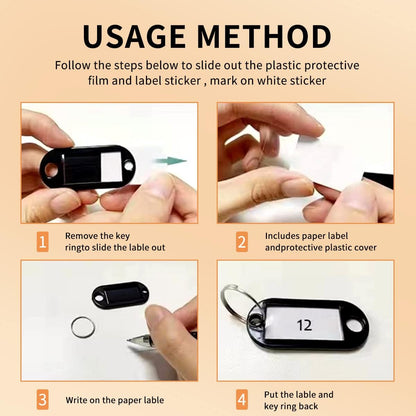 Sdstone Portable Zippered Key Organizer, Fireproof Key Case with 12 Key Hooks and Tags,Waterproof Portable Key Storage for Rental Management Real Estate Sales Hotel Executives and Car Service
