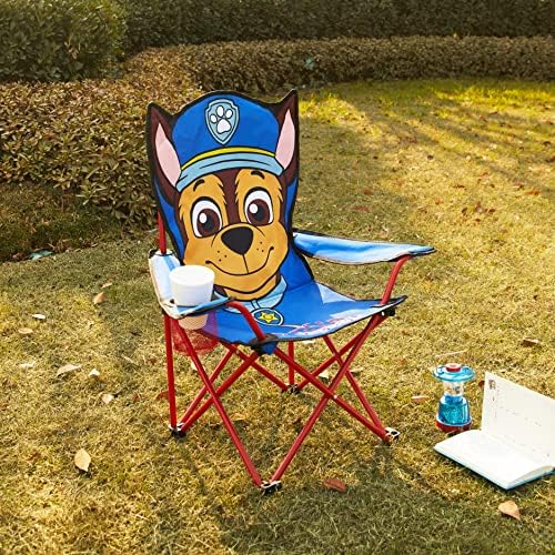 Idea Nuova Kids Indoor-Outdoor Folding Camp Chair, Paw Patrol