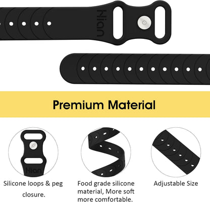 Hion Motion Sickness Bracelets Sea Sickness Wristbands for Motion Sickness/Morning Sickness/Pregnancy Nausea Anti Nausea Bands Acupressure Wristband Motion Sickness Bands（2Pairs Black ）