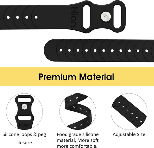 Hion Motion Sickness Bracelets Sea Sickness Wristbands for Motion Sickness/Morning Sickness/Pregnancy Nausea Anti Nausea Bands Acupressure Wristband Motion Sickness Bands（2Pairs Black ）