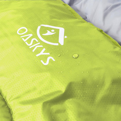oaskys Camping Sleeping Bag - 3 Season Warm & Cool Weather - Summer Spring Fall Lightweight Waterproof for Adults Kids - Camping Gear Equipment, Traveling, and Outdoors