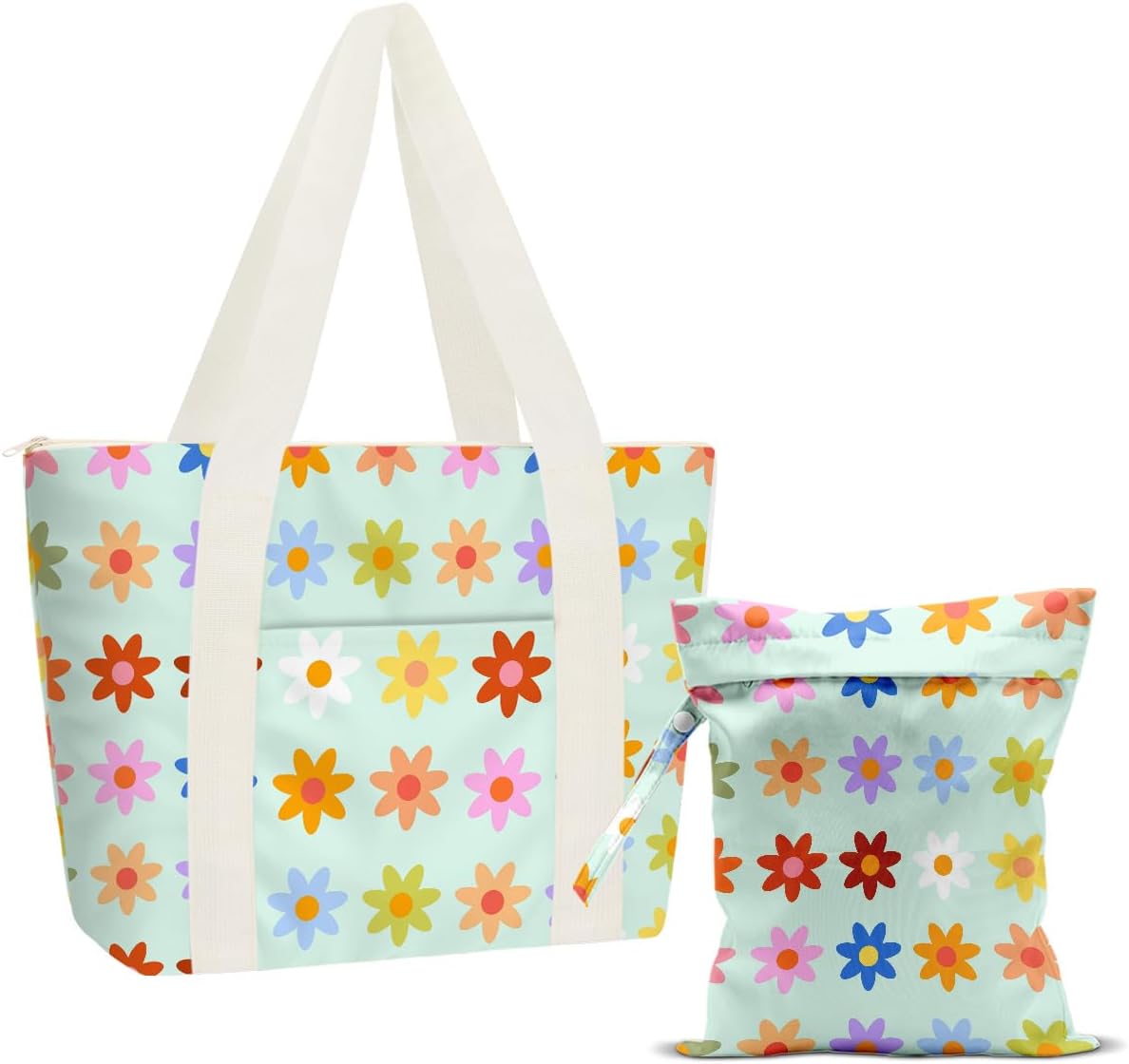 Beach Bags Wet Bag for Swimsuit Tote Bag for Friends Travel Gifts, Aloha Bags Waterproof Vacation Essential