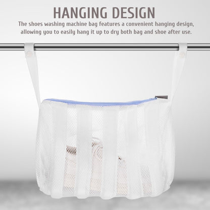 Mesh Shoe Laundry Bag with Stretcher for Washer and Dryer - Reusable Cleaning Bag Protects Shoes and Washing Machine, Ideal for Sneaker Cleaning and Storage