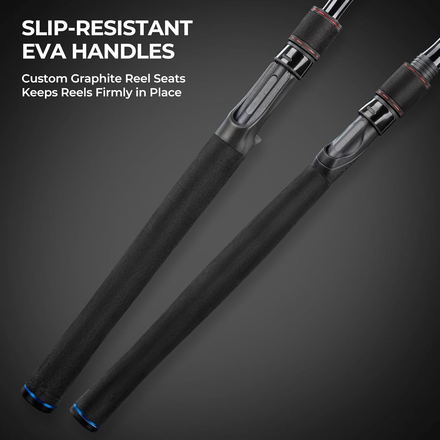 KastKing Brutus Spinning Rods & Casting Fishing Rods, Brute Tuff Composite Graphite & Glass Blanks, Stainless Steel Line Guides w/Zirconium Oxide Rings Tip Top, Chartreuse Strike Tip