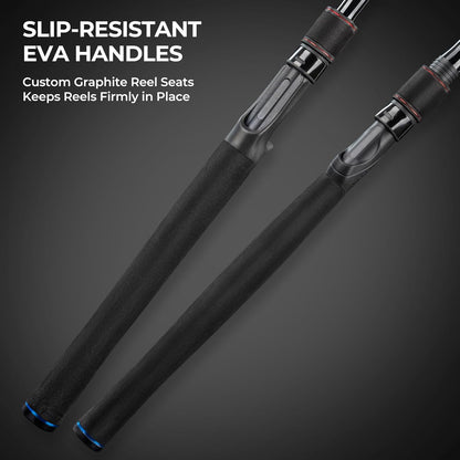 KastKing Brutus Spinning Rods & Casting Fishing Rods, Brute Tuff Composite Graphite & Glass Blanks, Stainless Steel Line Guides w/Zirconium Oxide Rings Tip Top, Chartreuse Strike Tip