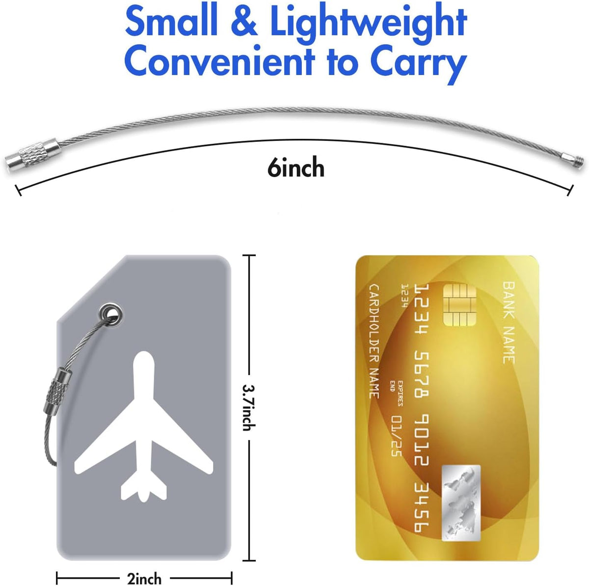 Luggage Tag for Suitcases, Quickly Spot 8 Pack Luggage Identifier Tags, Travel Accessories Name Tags for Backpacks, Suitcases, Travel Bags, Baggage, Cruise - Flexible Silicone(Gray)