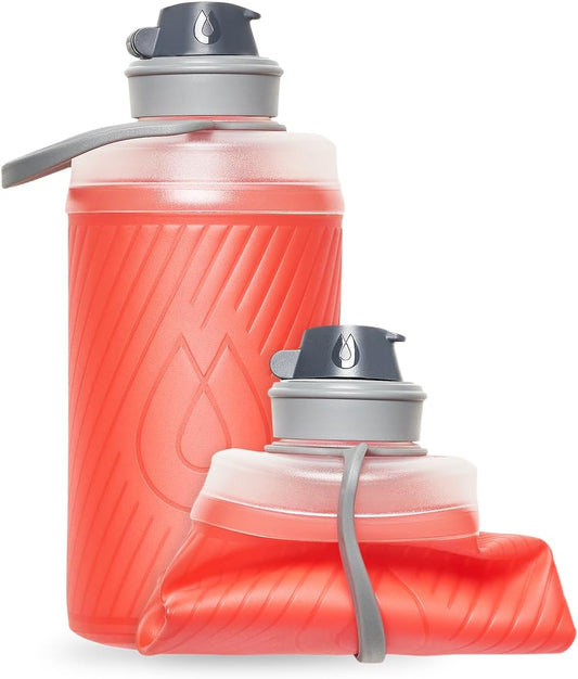HydraPak Flux - Collapsible Backpacking Water Bottle (750ml, 1L, 1.5L) - BPA Free, Ultra Light, Spill-Proof Twist Cap
