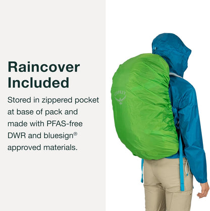 Osprey Hikelite 28L Unisex Hiking Backpack, Black, M/L