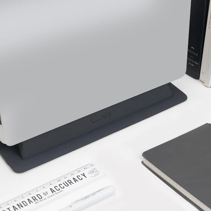 SenseAGE Laptop Stand for Desk, Office, Ergonomic Notebook Stand, Foldable & Portable Travel FlatStand, Lightweight, Anti-Slip, Compatible with MacBook Air, Pro, and Up to 15.4" Laptops (Charcoal)