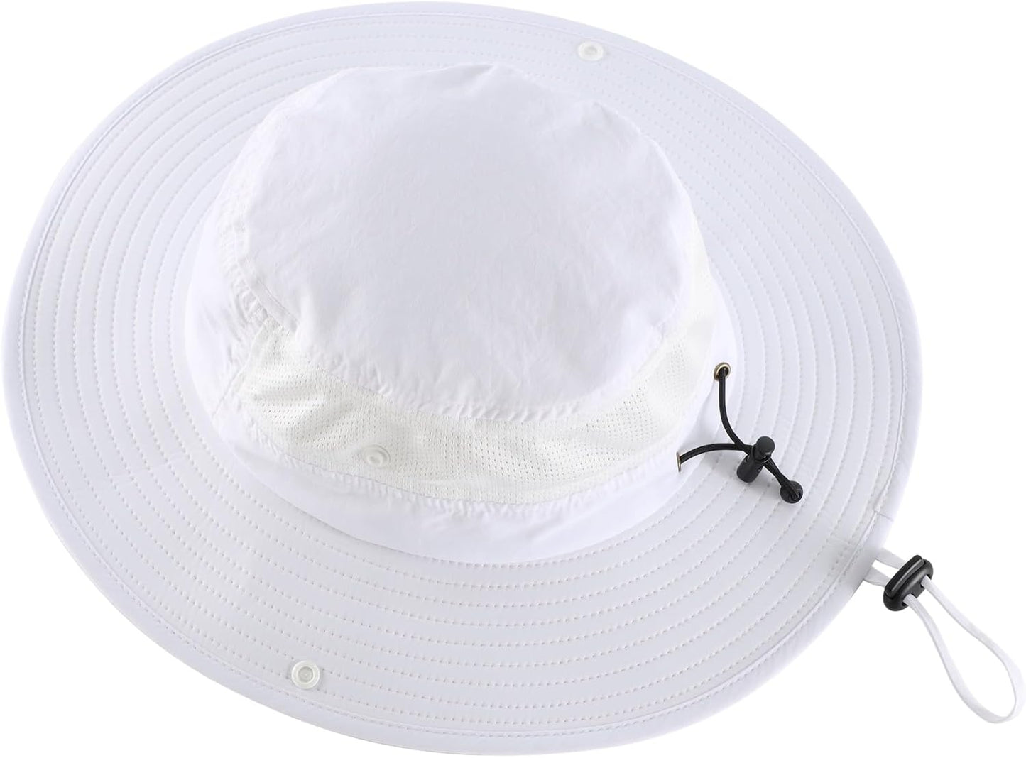 Home Prefer UPF50+ Mens Sun Hat Wide Brim Womens UV Protection Beach Bucket Hat for Fishing Hiking Snap Up Cowboy Hat