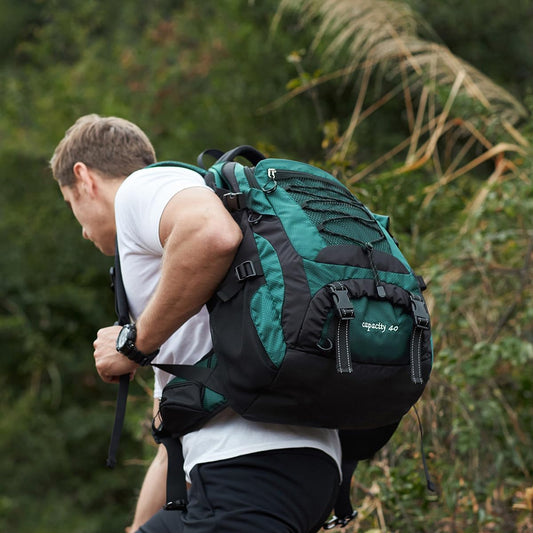 BOVIP 40L Hiking Backpack Waterproof Lightweight Daypack Travel Sports Camping Backpack for Men Women