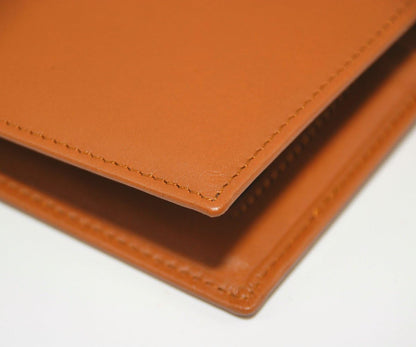 Passport Light Brown Sheep Leather Unisex Wallet Executive Boarding Pass Holder