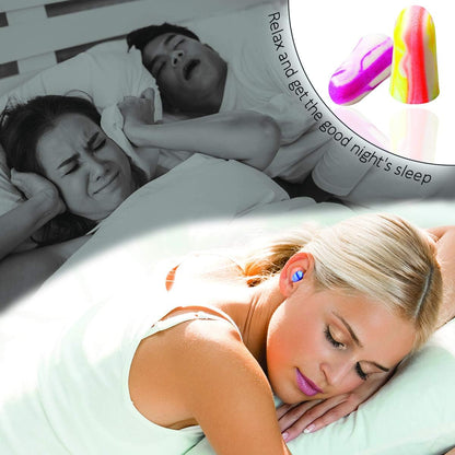 MOLDEX Soft Foam Ear Plugs - 33dB Highest NRR Made in USA (Multicolor, 60 Pair)
