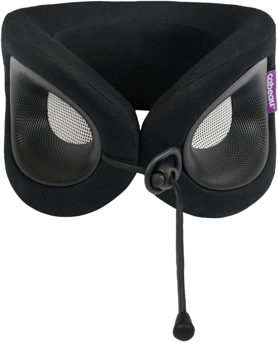 Cabeau Travel Pillow for Long Flights – Evolution X - Memory Foam Neck Support - Comfort On-The-Go for Airplane, Train, and Car (Diamond)