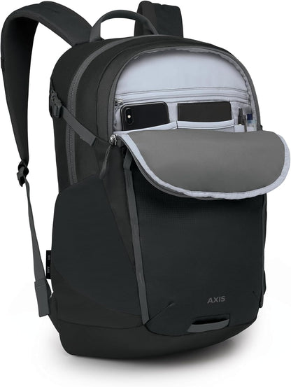 Osprey Axis Laptop Backpack – Sleek Everyday Pack with Laptop Sleeve, Water Bottle Pockets & Compression Straps
