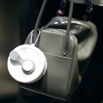 Silicone Collapsible Travel Mug Gray 15oz / 450ml - Leak-Proof Reusable Silicone Water Bottle for Hot and Cold Beverages - Travel Office and Home - Dishwasher Safe - Straw Included