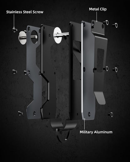 Key Organizer Compact Key Holder Metal Key Chain Minimalist key case key holder for keychain Secures 1-5 Keys