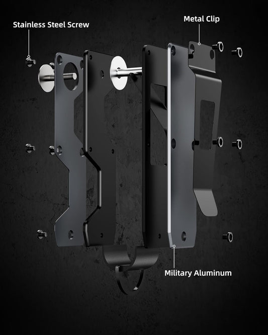 Key Organizer Compact Key Holder Metal Key Chain Minimalist key case key holder for keychain Secures 1-5 Keys