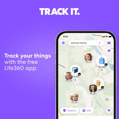 Tile by Life360 Pro - Powerful Bluetooth Tracker, Key Finder and Item Locator for Keys Bags, and More. Both iOS and Android Compatible. Phone Finder. 4-Pack (Black/White)