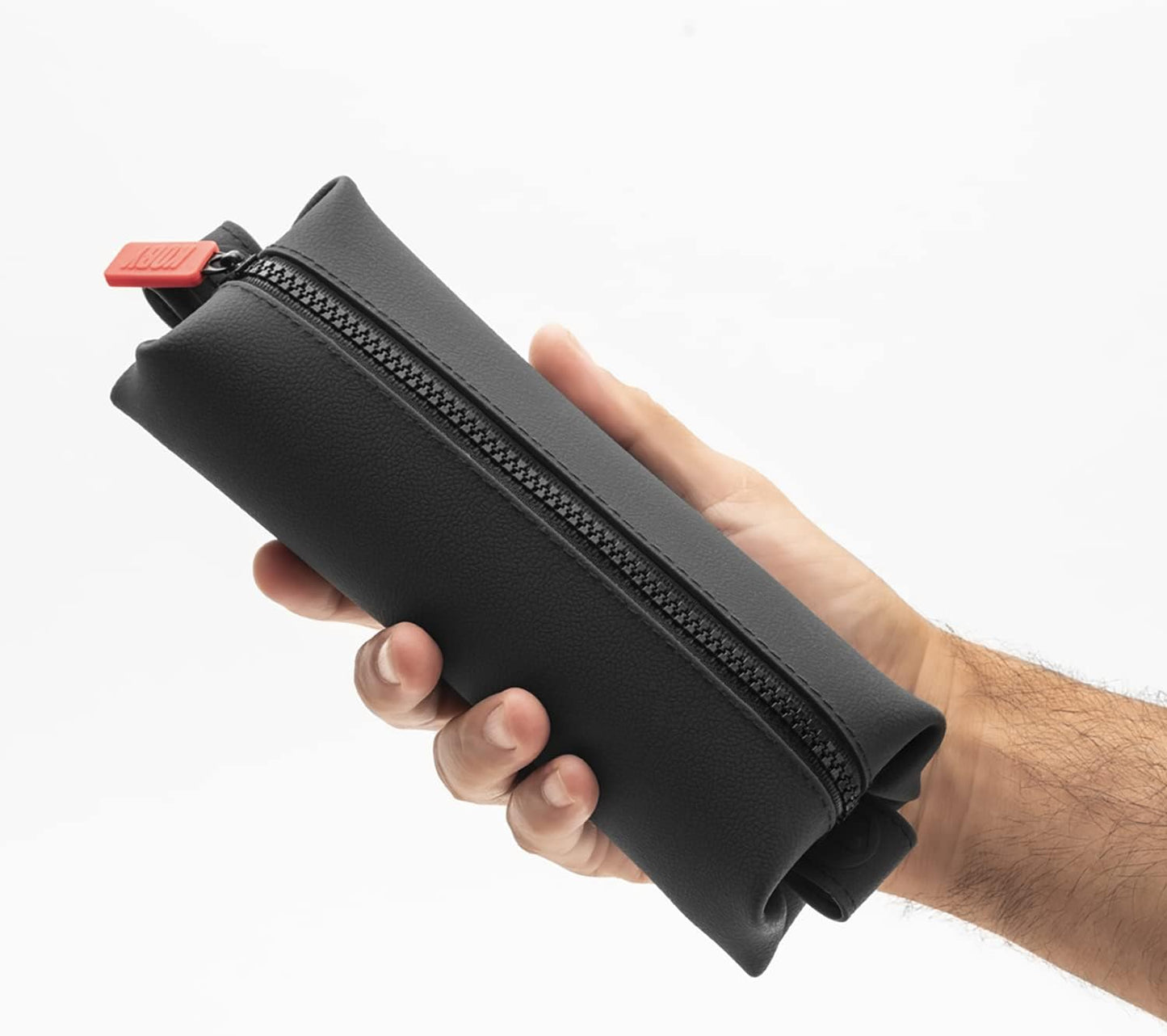 TOOLETRIES The Koby Mini Dopp Bag - Silicone Toiletry Organizer, Bathroom Travel Bag - Features Heavy-Duty Zipper, Leak Resistance, Easy to Clean - Charcoal