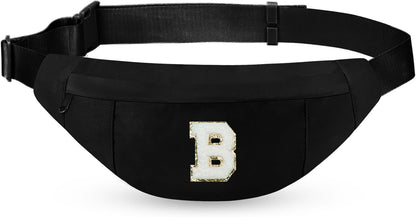 MAXTOP Large Crossbody Fanny Pack with 4-Zipper Pockets,Gifts for Enjoy Sports Festival Workout Traveling Running Casual Hands-Free Wallets Waist Pack Phone Bag Carrying All Phones