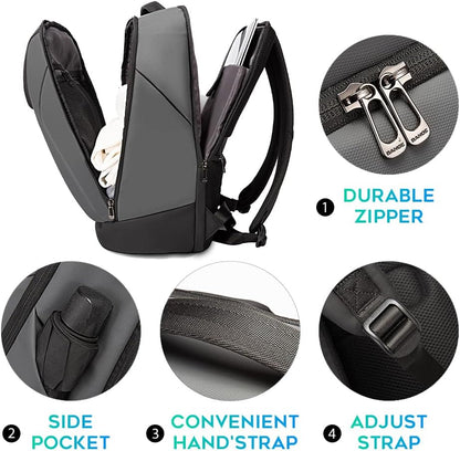 BANGE Business Commute Backpack Waterproof fit 15.6 Inch Commute backpack,Travel Durable Backpack