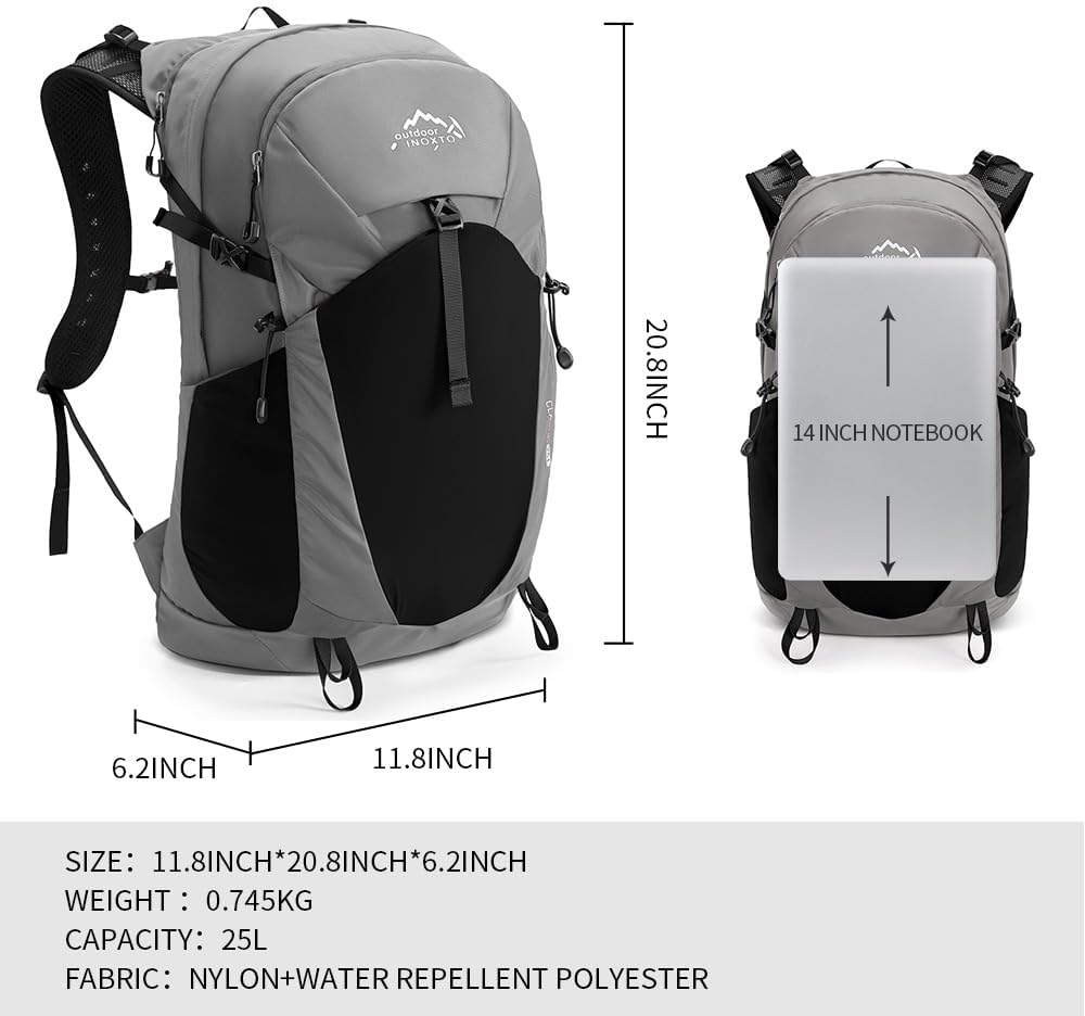 Hiking Hydration Backpack with 3l Water Bladder for Women and Men 25L Water Backpack for Hiking, Cycling, Climbing, Camping