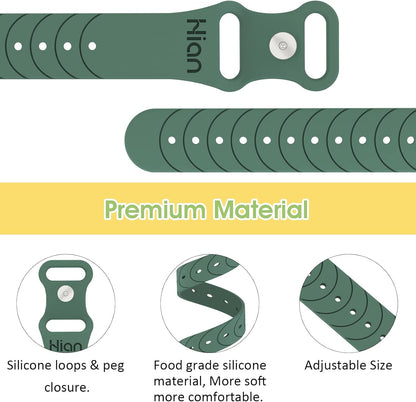 Hion Motion Sickness Bracelets Sea Sickness Wristbands for Motion Sickness/Morning Sickness/Pregnancy Nausea Anti Nausea Wristband Acupressure Nausea Bands Motion Sickness Bands（2Pairs Pine Green）