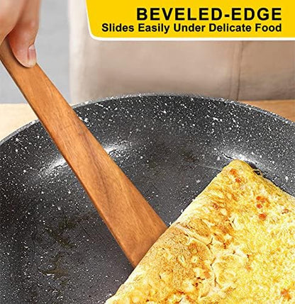 Wooden Spatula for Kitchen Utensil Spurtle Kitchen Tool Teak Wood Spatula