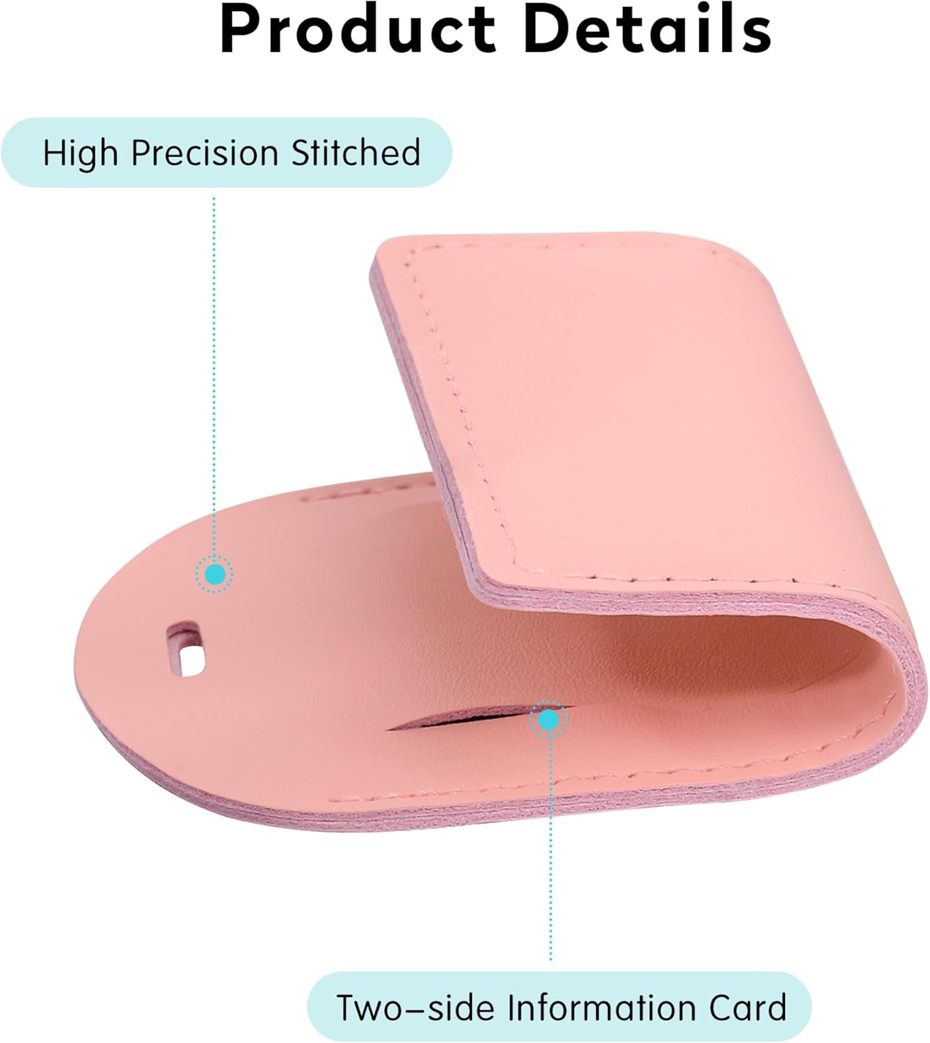 Luggage Tags for Suitcase Travel Bag Labels Privacy Protection Luggage Tag for Baggage PVC Baggage ID Label Tags 2 Pack Yellow+Pink