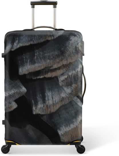 30 Inch PVC Luggage Protector Covers for TSA Approved Clear Suitcase Cover Protector Transparent Luggage Protective Cover Set (Painting, Suitable for 30"-31")