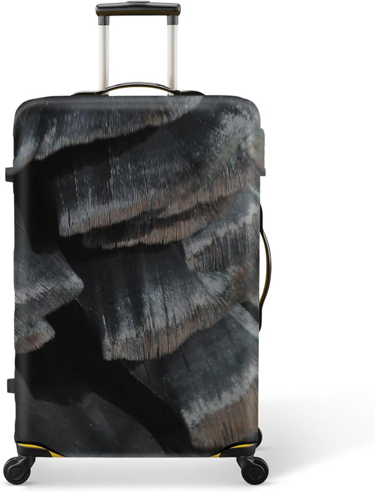 30 Inch PVC Luggage Protector Covers for TSA Approved Clear Suitcase Cover Protector Transparent Luggage Protective Cover Set (Painting, Suitable for 30"-31")