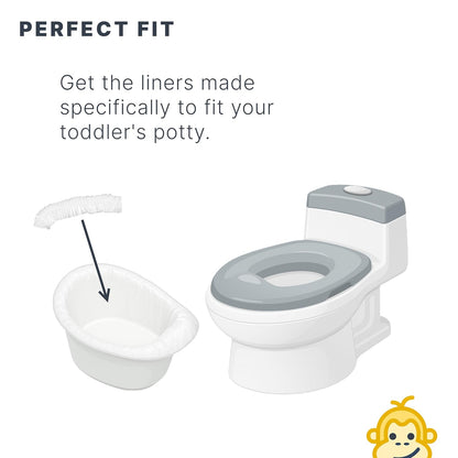 Premium Refill Potty Bags - Strong, Leak-Proof Bags for Travel Potties, Potty Chairs, Potty Seats & Portable Toilets (Regular Size, 60, Count)