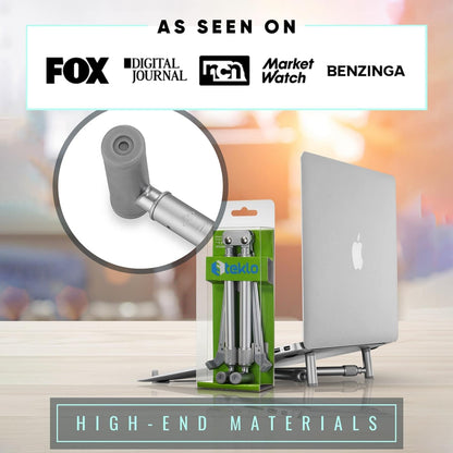 X-Stand Laptop Stand, Steklo Universal Computer Stand for MacBook 12" 13" 15" 17" Screen, Aluminum Cooling Portable Adjustable MacBook Stand, Laptop Riser (NEWEST 2018 2017 2016) X-Stand