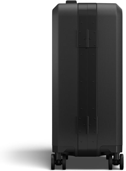 D_b_ Ramverk Pro Carry-On 21 Inch Hardside Luggage Extra Protection Aluminum Frame, Silent 360 Spinner Wheels, TSA Lock, Interior Laptop Compartment and Two Zipper Dividers - Black Frame/Black