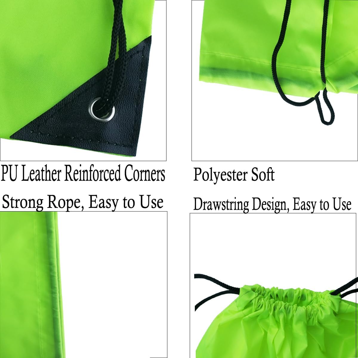 10 Colors Drawstring Backpack Bags Sack Pack Cinch Tote Sport Storage Polyester Bag for Gym Traveling