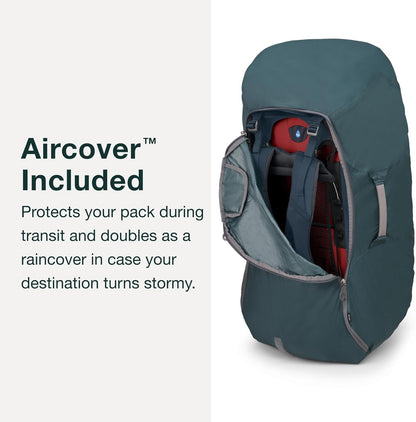 Osprey Farpoint Trek 75L Men's Travel Backpack, Black