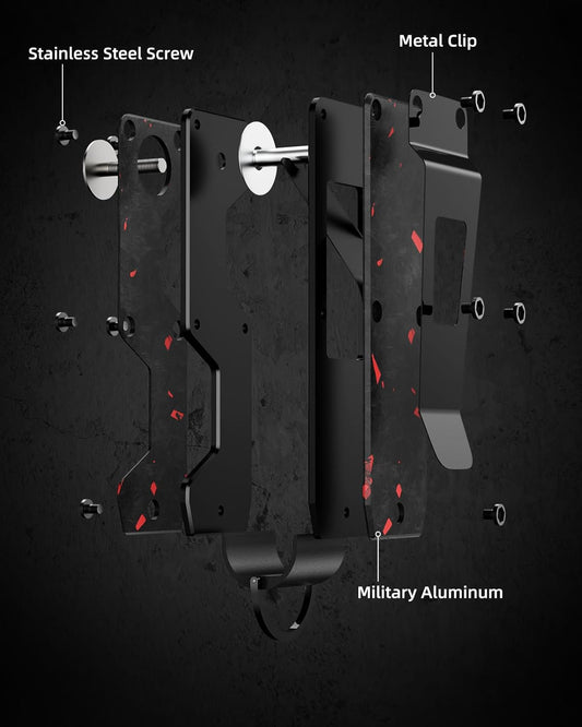 Key Organizer Compact Key Holder Metal Key Chain Minimalist key case key holder for keychain Secures 1-5 Keys