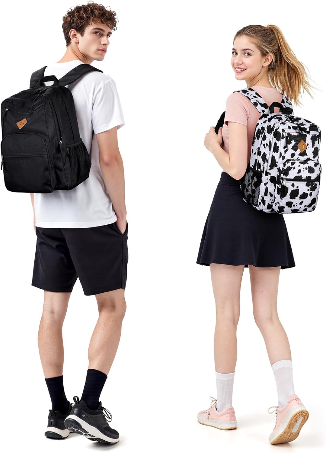 ZORFIN 26L Backpack for College, and Travel: Water Resistant Bookbag - Cyberspace Galaxy