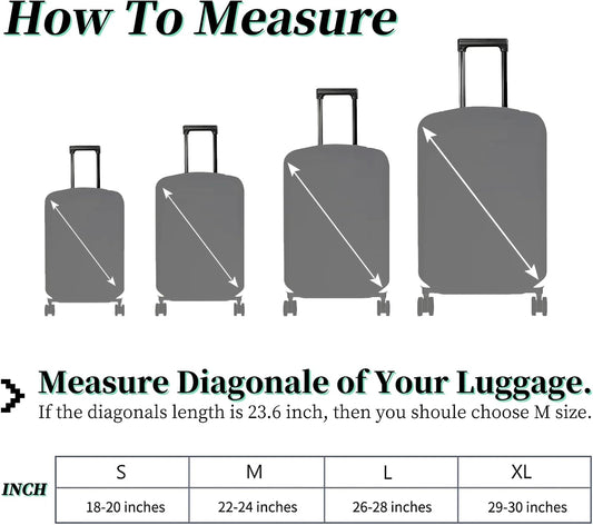 Luggage Cover + Tag, Cats Family Travel Suitcase Protector for 29-30 inch Luggage (XL) with Concealed Zipper, Washable Elastic Cloth, Dustproof, Anti-Scratch