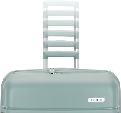 Samsonite Elevation Plus - Large Hardside Luggage - Scratch Resistant Polypropylene Shell, RightHeight™ Adjustable Handle, Integrated AirTag Holder, TSA Lock, WetPak™ Compartment - Cypress Green