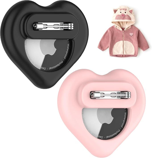 DDJ for AirTag Holder for Kids, Hidden Silicone Case for AirTag GPS Tracker for by DDJ