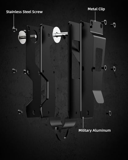 Key Organizer Compact Key Holder Metal Key Chain Minimalist key case key holder for keychain Secures 1-5 Keys