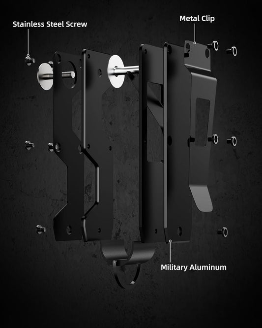 Key Organizer Compact Key Holder Metal Key Chain Minimalist key case key holder for keychain Secures 1-5 Keys