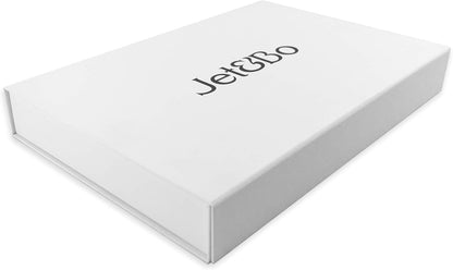 Jet&Bo 100% Pure Cashmere Travel Blanket & Storage Pouch Sand 60" x 45" in Gift Box