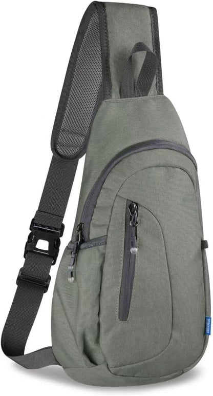 TITECOUGO Small Sling Bag, Lightweight Crossbody Backpack for Men Women, Shoulder Bag for Sports and Outdoor