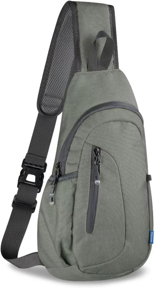 TITECOUGO Small Sling Bag, Lightweight Crossbody Backpack for Men Women, Shoulder Bag for Sports and Outdoor