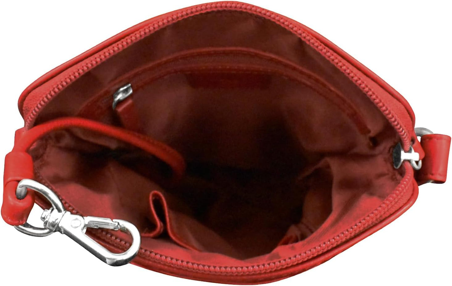 ili New York Genuine Leather Crossbody Bags for Women - Premium RFID Blocking Shoulder Bag Organizer with Adjustable Strap