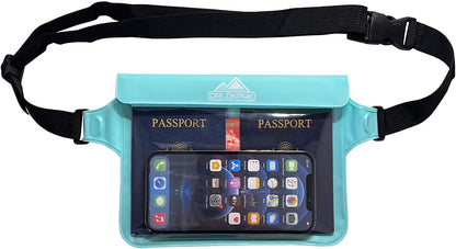 DRLOKPAK Waterproof Waist Bag Pouch Fanny Pack Bum Bag with Secret Holder Keeps Your Phone Kindle Wallet Watch & Valuables Dry - Perfect for Surf Canoe Swim Snorkel Dive Beach Pool(Lime Green)